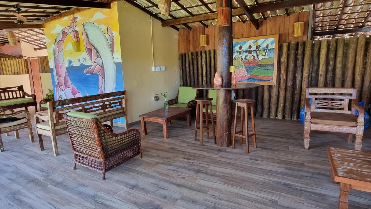 Pousada Praia Das Ondas - Pe Na Areia Itacimirim Exteriör bild